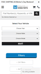 Mobile Screenshot of conicellihondaparts.com